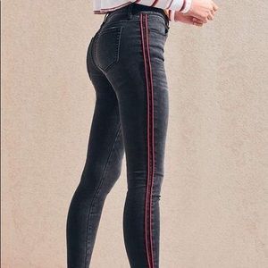 Black jeggings (WORN ONCE)